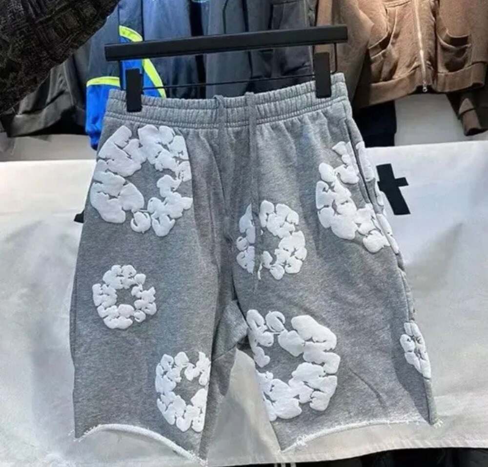 Denim Tears Cotton Wreath Sweatshorts Grey